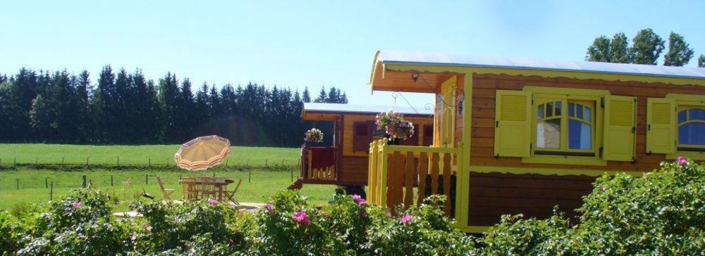 Les Roulottes De La Ferme Des Chanaux Saint-Julien-d'Ance Zewnętrze zdjęcie